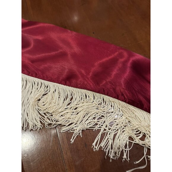 Homemade by Gramma Womens Magenta Fringe Western Pearl Snap Shirt M - Picture 3 of 9